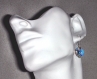 Swarovski boucles d'oreilles en argent 925 (certifié) - bq10 