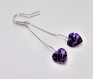 Swarovski boucles d'oreilles en argent 925 (certifié) - bo594 