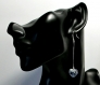 Swarovski boucles d'oreilles en argent 925 (certifié) - bo574 