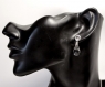Swarovski boucles d'oreilles en argent 925 (certifié) - bo561 