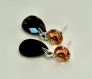 Swarovski boucles d'oreilles en argent 925 (certifié) - bo560 