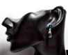 Swarovski boucles d'oreilles en argent 925 (certifié) - bo527 