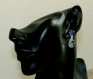 Swarovski boucles d'oreilles en argent 925 (certifié) - bo466 