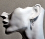 Swarovski boucles d'oreilles en argent 925 (certifié) - bo400 