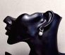 Swarovski boucles d'oreilles en argent 925 (certifié) - bo288 