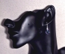 Swarovski boucles d'oreilles en argent 925 (certifié) - bo264 