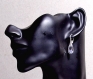 Swarovski boucles d'oreilles en argent 925 (certifié) - bo262 