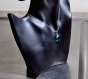 Swarovski pendentif en métal argenté - mpd98 