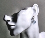 Swarovski boucles d'oreilles en argent 925 (certifié) - bo241 