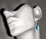 Swarovski boucles d'oreilles en argent 925 (certifié) - bq05 