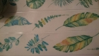 ❦ rouleau large masking tape feuilles fougères, forêt, branches, rameaux, arbres - scotch décoratif washi nature 3 mètres 