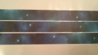 ❦ rouleau masking tape galaxie étoiles planètes espace nébuleuse, ciel nuage en aquarelle - scotch décoratif washi 10 mètres ❦ 