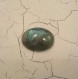 ❦ 1 cab labradorite à reflets bleu clair et foncé ovale - cabochon ovoïde en spectrolite - pierre naturelle 