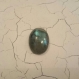 ❦ 1 cab labradorite à reflets bleu clair et foncé ovale - cabochon ovoïde en spectrolite - pierre naturelle 