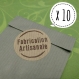 ❦ 10 Étiquettes rondes "fabrication artisanale", fait-main, autocollants adhesives stickers pour vos emballages cadeau ❦ 