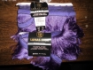 Lot de 2 pelotes laine lanas stop lynx-couleur violet- neuves 