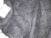 N°583-tissu en tweed bouclette laine noir 