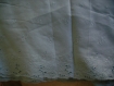 N°194-tissu en coton avec base en broderie anglaise 