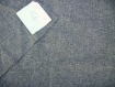 N°106-coupon de tissu en polyester gris 