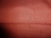 N°57-tissu en laine coton polyester - effet tisse - couleur rouille
