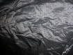 N°37-tissu en satin polyester gris argente