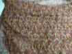 N°2 - mousseline bordeaux brode multicolore 