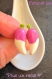 Boucles d'oreilles puces fimo amusantes "les radis" 