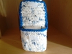 Étui pour mouchoirs à jeter recyclage,étui tampons,proteges slips pliés,cartes crocheté main upcycling 
