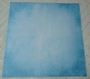Papier scrapbooking - papier fantaisie - papier motif mosaique - tons pastels - dégradé de bleu 