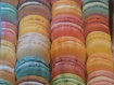 Serviettes en papier - serviettes thème gourmandise/gâteaux - macarons colorés modèle 1 