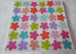 Serviettes en papier - serviettes thème fleur - motif petites fleurs de 7 couleurs différentes 