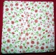 Serviettes en papier - serviettes thème fleur - motif petites fleurs dans les tons de rose et rouge 