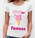 Tee-shirt "suck me, i'm famous" 