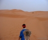 Photo prise dans le désert du maroc à ouarzazate sur une balade au dromadaire 