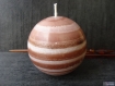 Bougie sphere sensuelle patchouli-vanille
