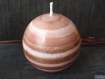 Bougie sphere sensuelle patchouli-vanille