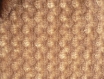 Grande écharpe marron en tricot point fantaisie 