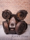 Masque respiratoire et goggles - lunettes steampunk rats 