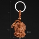 Sculpture en bois pendentif porte-clés, porte-clés de voiture, sculpture sur bois guanyin 4.5cm*3.3cm - pmk24 
