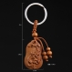 Sculpture en bois pendentif porte-clés, porte-clés de voiture, sculpture sur bois dragon 3.9cm*2.6cm - sxk05 