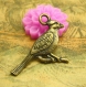 10 breloques en bronze oiseau charms 24x20mm ch 1932 