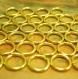 200 or anneaux anneaux nickel 8x1.2mm gratuit ch1670 