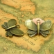 10 breloques en bronze antique papillon charms 27x18mm ch0369 