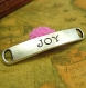 ×10 argent antique bracelet liens joy connecteurs inspiration charms 48x8mm ch1649 