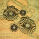 2 breloques bronze antique penny farthing - charms pendentifs vélos vélos 75x60mm ch0165 