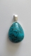 Collier imitation pierre turquoise 