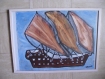 48.tableau peinture-bateaux a voiliers.tableaux de peinture acrylique 