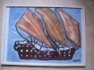 48.tableau peinture-bateaux a voiliers.tableaux de peinture acrylique 