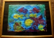 17.tableau peinture-l'aquarium.tableau - compositions et créations réalisées avec de peinture l'acrylique sur carton au couteau 