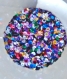 Sequins paillettes couture 6~7 mm multicolore -20g 